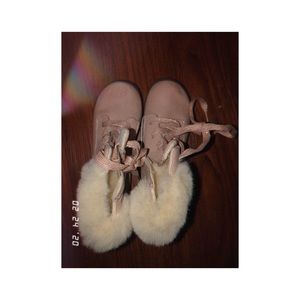 Fur Lined Girls Pink Boot